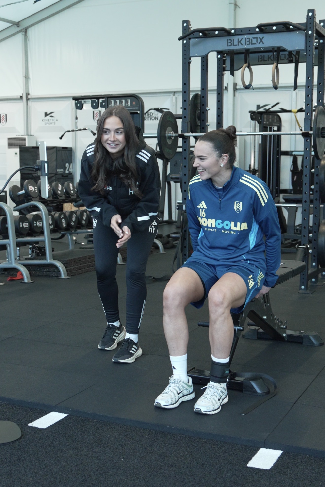 Squad training together, competing on every set